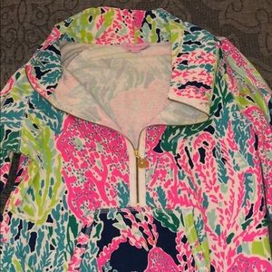 Lilly Pulitzer 1/2 zip sweatshirt